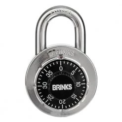 Steel Dial Combination Lock by Brinks