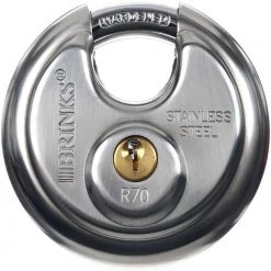 Stainless Steel Shielded Lock by Brinks