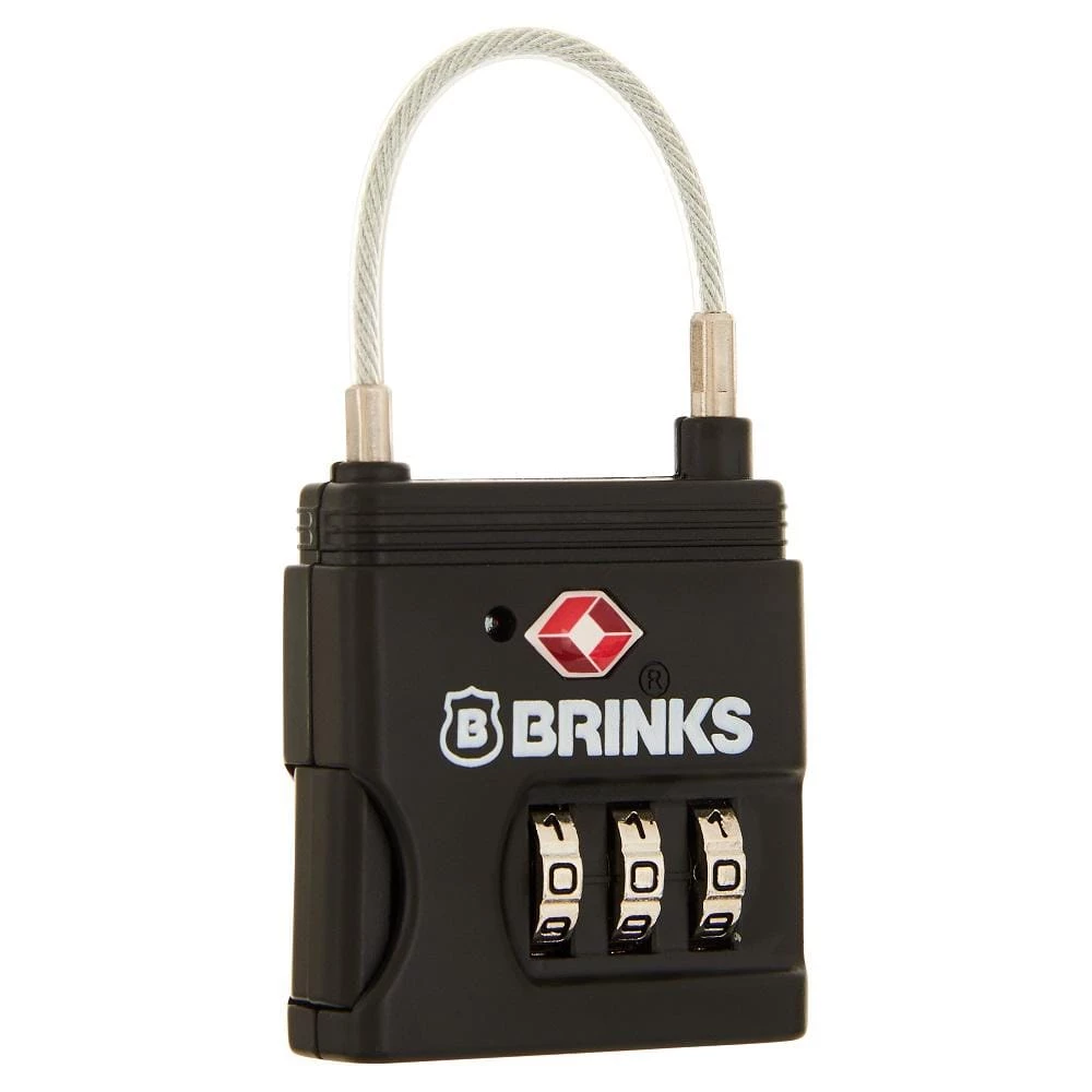 25 mm Combination TSA Lock with Cable by Brinks - Image 6