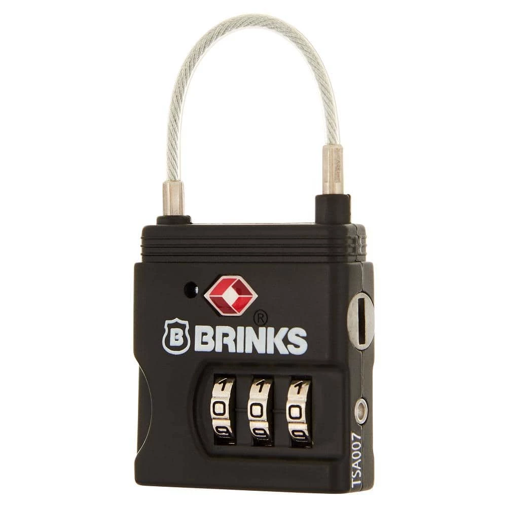 25 mm Combination TSA Lock with Cable by Brinks - Image 5