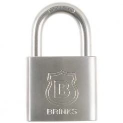 Commercial 37 mm Solid Stainless Steel 1-1/2 in. Padlock by Brinks