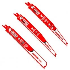 9 in. Carbide Tipped Recip Blades for General Purpose, Nail-Embedded Wood & Thick Metal (3/16 in. to 9/16 in.) (3-Pack) by Diablo