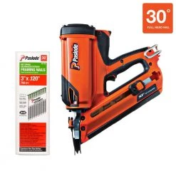 CFN325XP Lithium-Ion Battery 30-Degree Cordless Framing Nailer Combo Kit Includes 750Pk HDG Framing Nails by Paslode