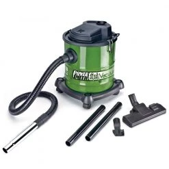 10 Amp 3 Gal. All-In-One Wheeled Ash/Shop Vacuum with Metal Lined Hose, Washable Filter and 5 Accessory Nozzles by PowerSmith