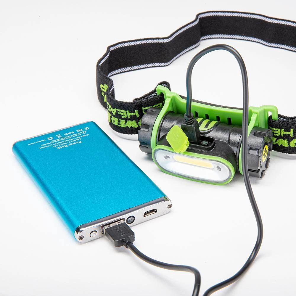 250 Lumen LED Motion-Sensor Rotatable Weatherproof Flood Headlamp with High/Low/Flashing Modes and Charger by PowerSmith - Image 8