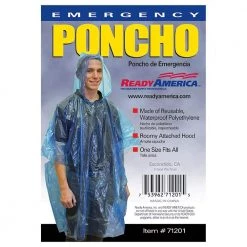 Emergency Poncho (50-Pack) by Ready America