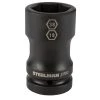 1 in. Drive Impact 38 mm x 19 mm Budd Wheel Hex and Square Combo Socket by STEELMAN PRO