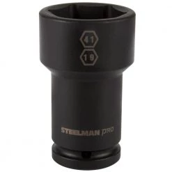 3/4 in. Drive 41 mm and 19 mm Budd Wheel Hex and Square Impact Combo Socket by STEELMAN PRO