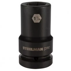 1 in. x 1-1/16 in. 6 Point Drive Impact Thin Wall Deep Socket by STEELMAN PRO