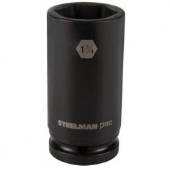 3/4 in. Drive 1-1/4 in. Impact Thin Wall Deep Socket by STEELMAN PRO