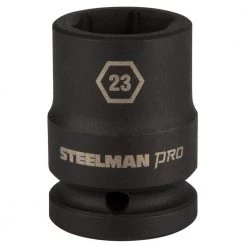 3/4 in. Drive 23 mm 6-Point Impact Socket by STEELMAN PRO