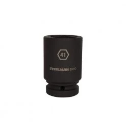 1 in. x 41 mm D 6 Point Drive Impact Socket by STEELMAN PRO