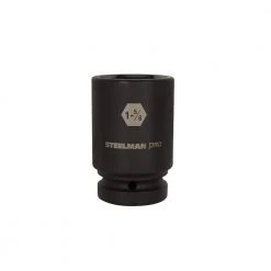 1 in. x 1-5/8 in.D 6 Point Drive Impact Socket by STEELMAN PRO