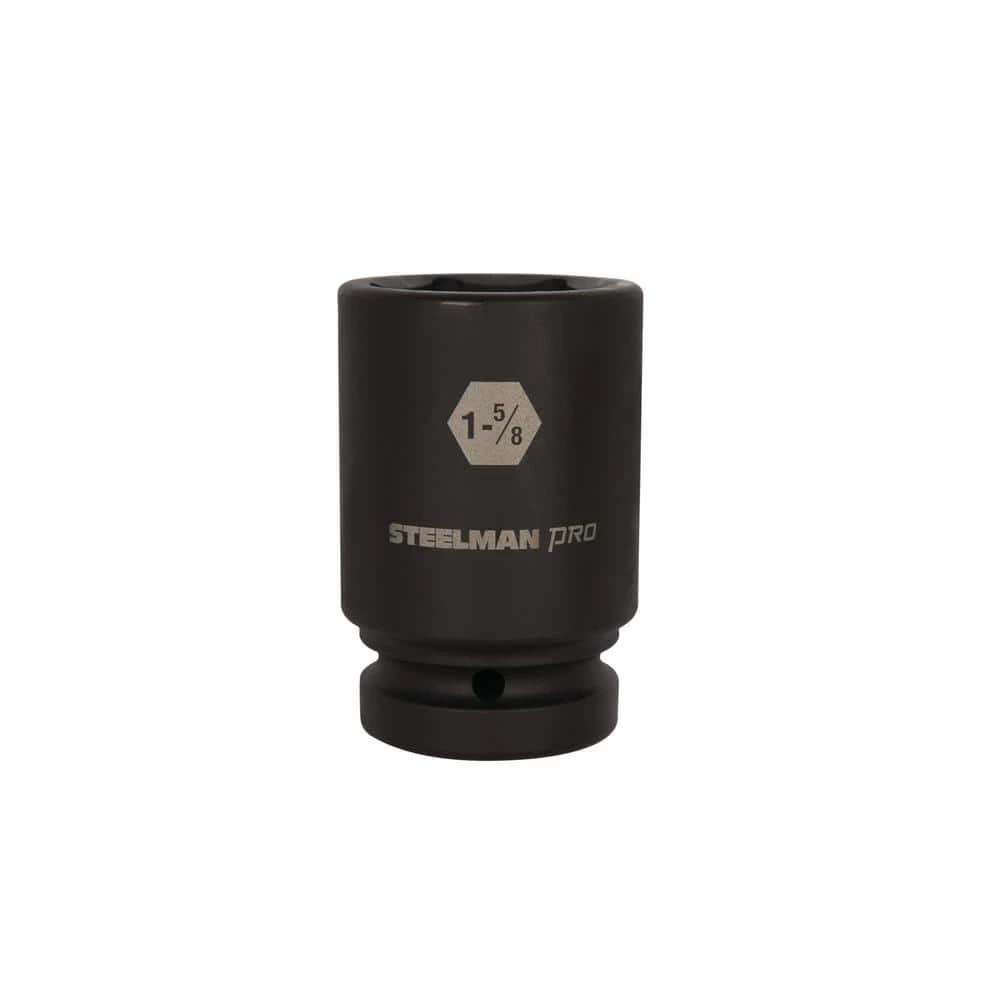 1 in. x 1-5/8 in.D 6 Point Drive Impact Socket by STEELMAN PRO
