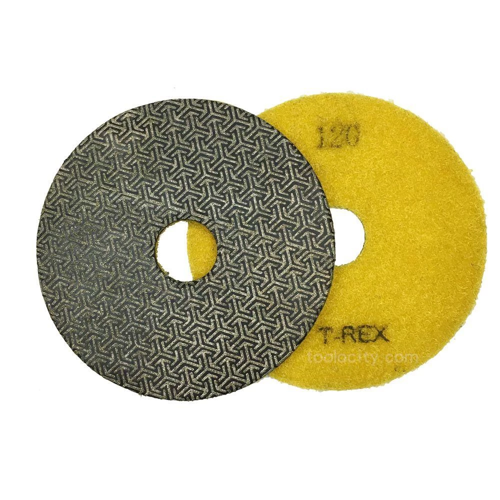 3 in. Electroplated Diamond Polishing Pads (Set of 4) by T-REX - Image 3