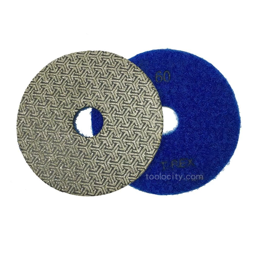 3 in. Electroplated Diamond Polishing Pads (Set of 4) by T-REX - Image 2